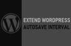 Change WordPress Autosave Interval