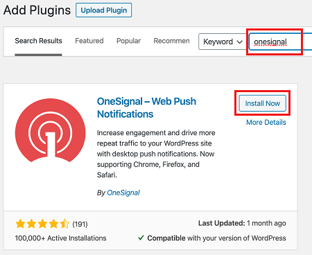 Add Push Notifications to WordPress With OneSignal Plugin