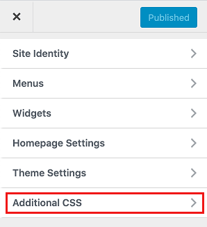 Additional CSS Option in WordPress